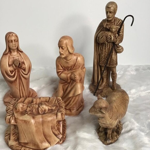 Vintage 1978 Holland Mold Nativity Set - Signed Vera - 7 Piece Set -Retired - Picture 4 of 4